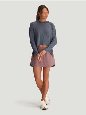 BRAND NEW: Free Fly Apparel Women's Bamboo Lightweight Cropped Hoodie, Size Smal